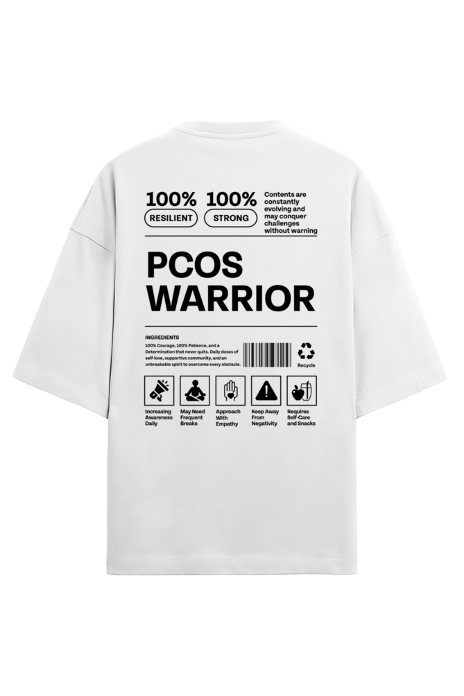 PCOS Warrior Unisex Oversize Tshirt