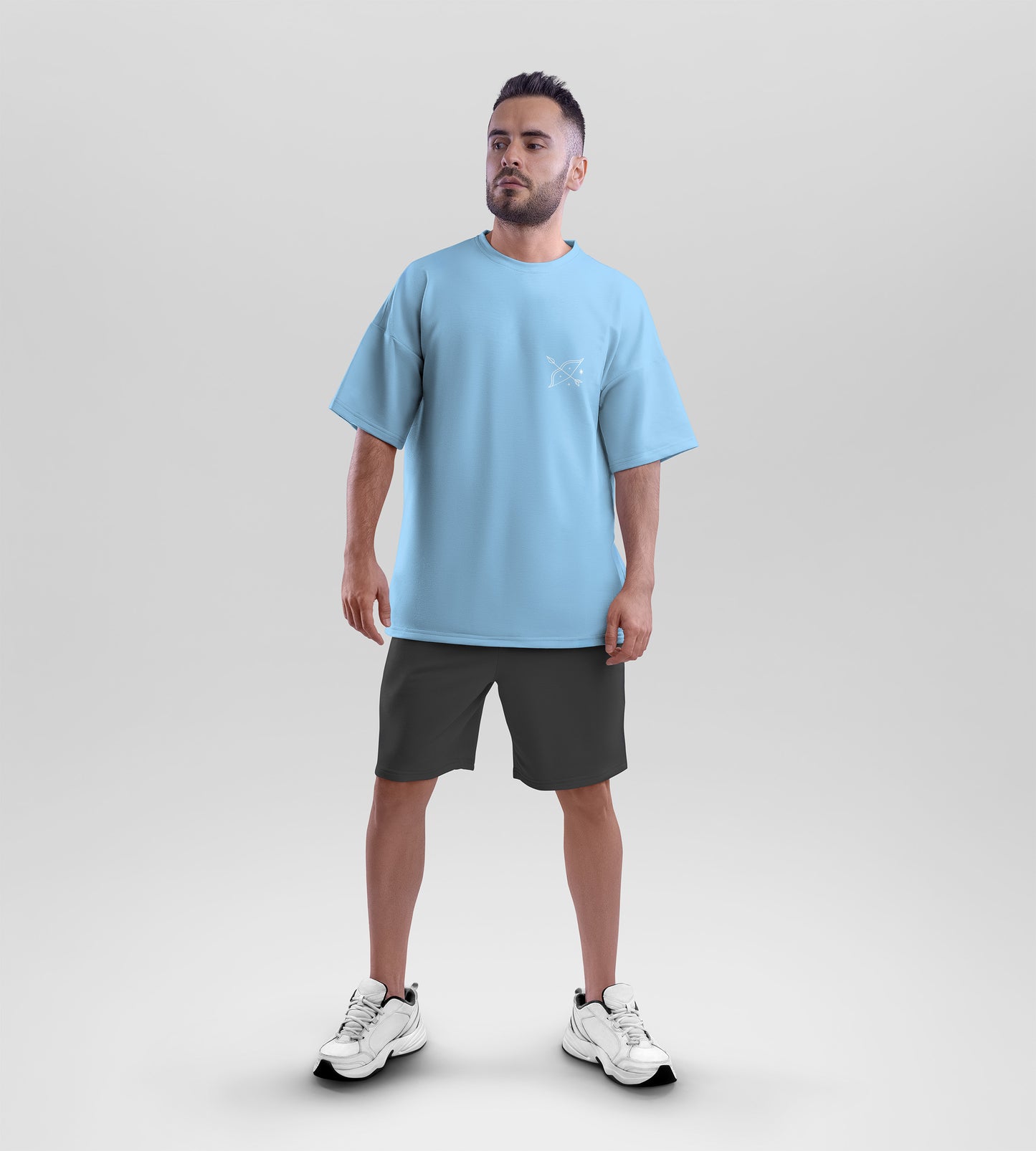 Cosmic Nomad– Oversized Sagittarius T-Shirt in Soft Terry Cotton (Unisex)