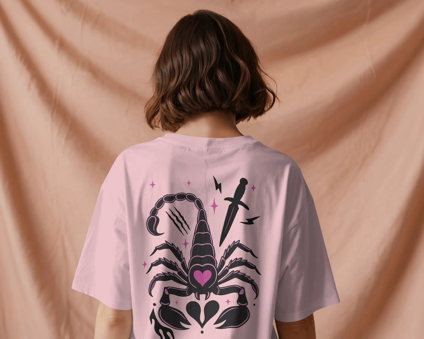 Venom Kiss – Scorpio Oversized Tee (Unisex)