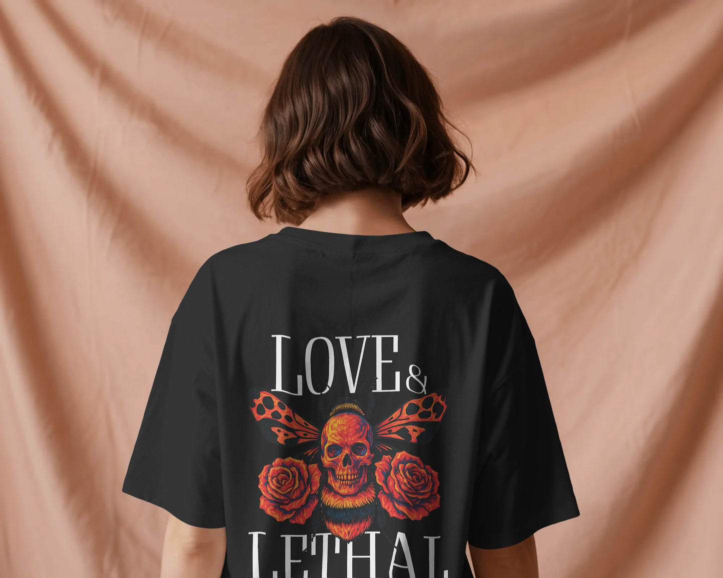 Death’s Nectar- Bee Oversized tee (Unisex)