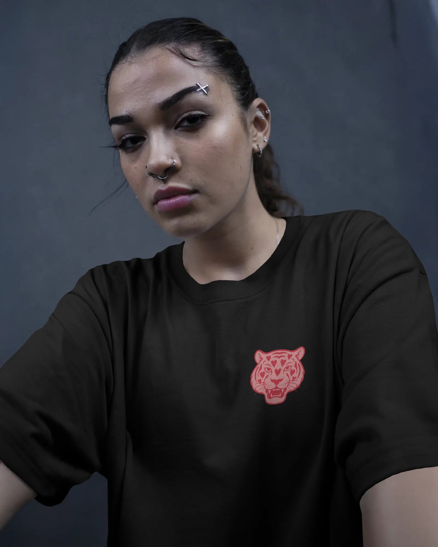 The Feral Romance – Panther Oversized Tee (Unisex)