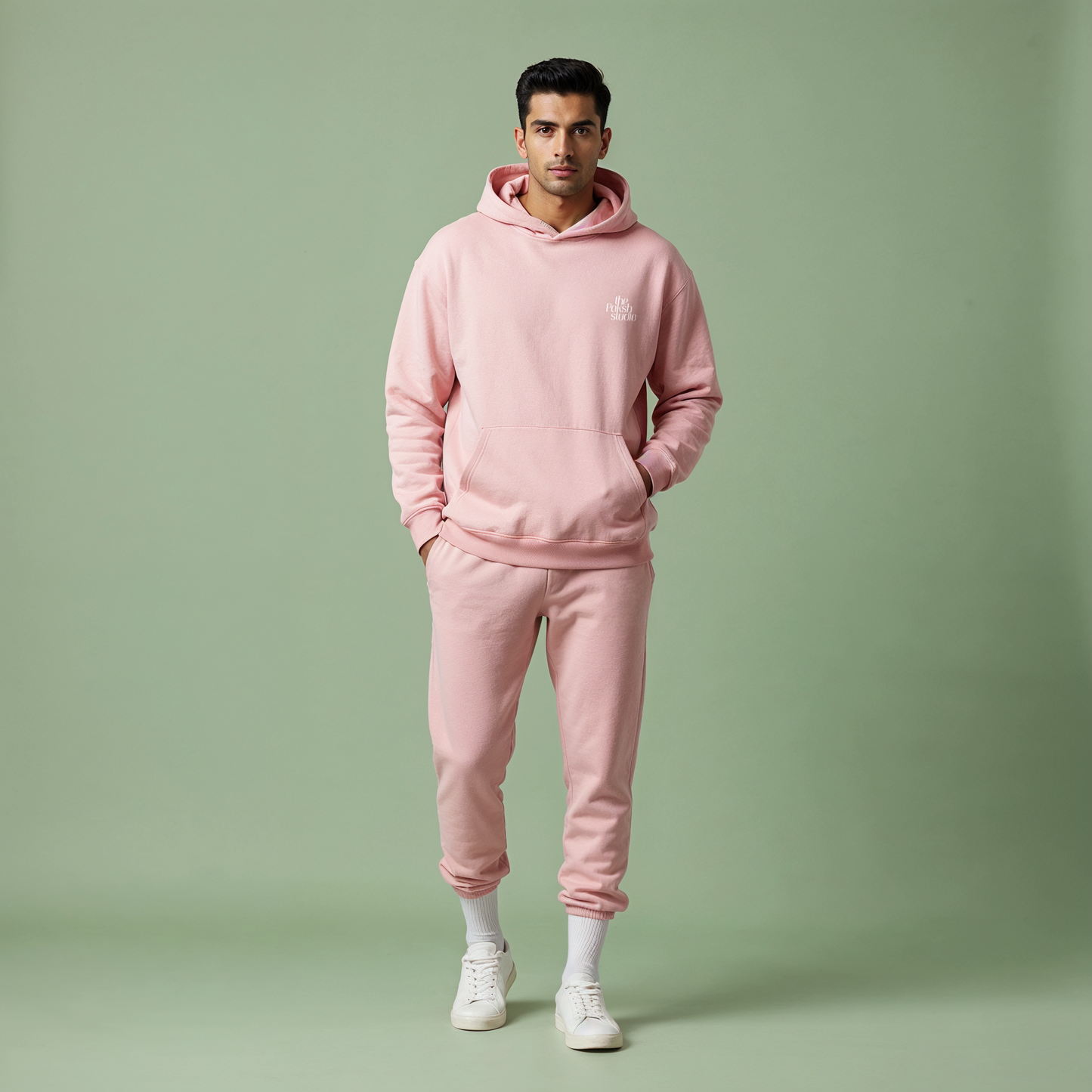 Heavy-Duty Oversized Co-ord Set – Rose Quartz (Unisex)