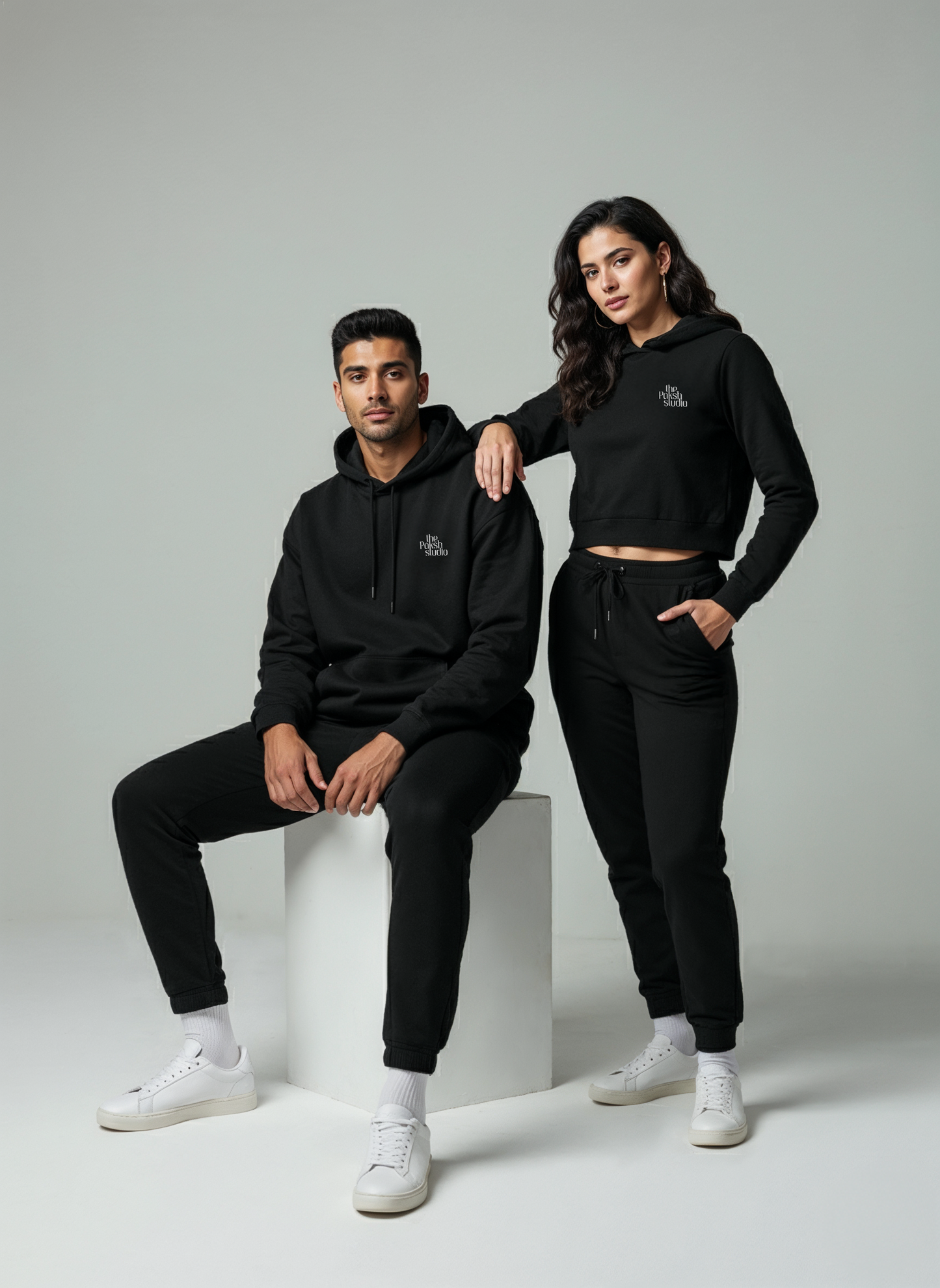 Heavy-Duty Oversized Co-ord Set – Midnight Onyx (Unisex)