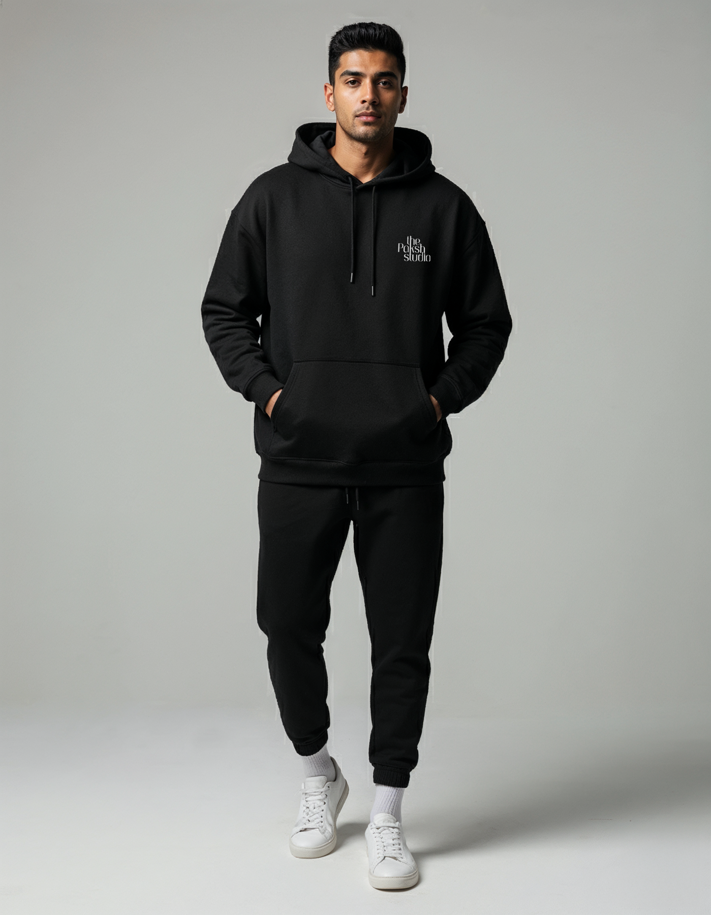 Heavy-Duty Oversized Co-ord Set – Midnight Onyx (Unisex)