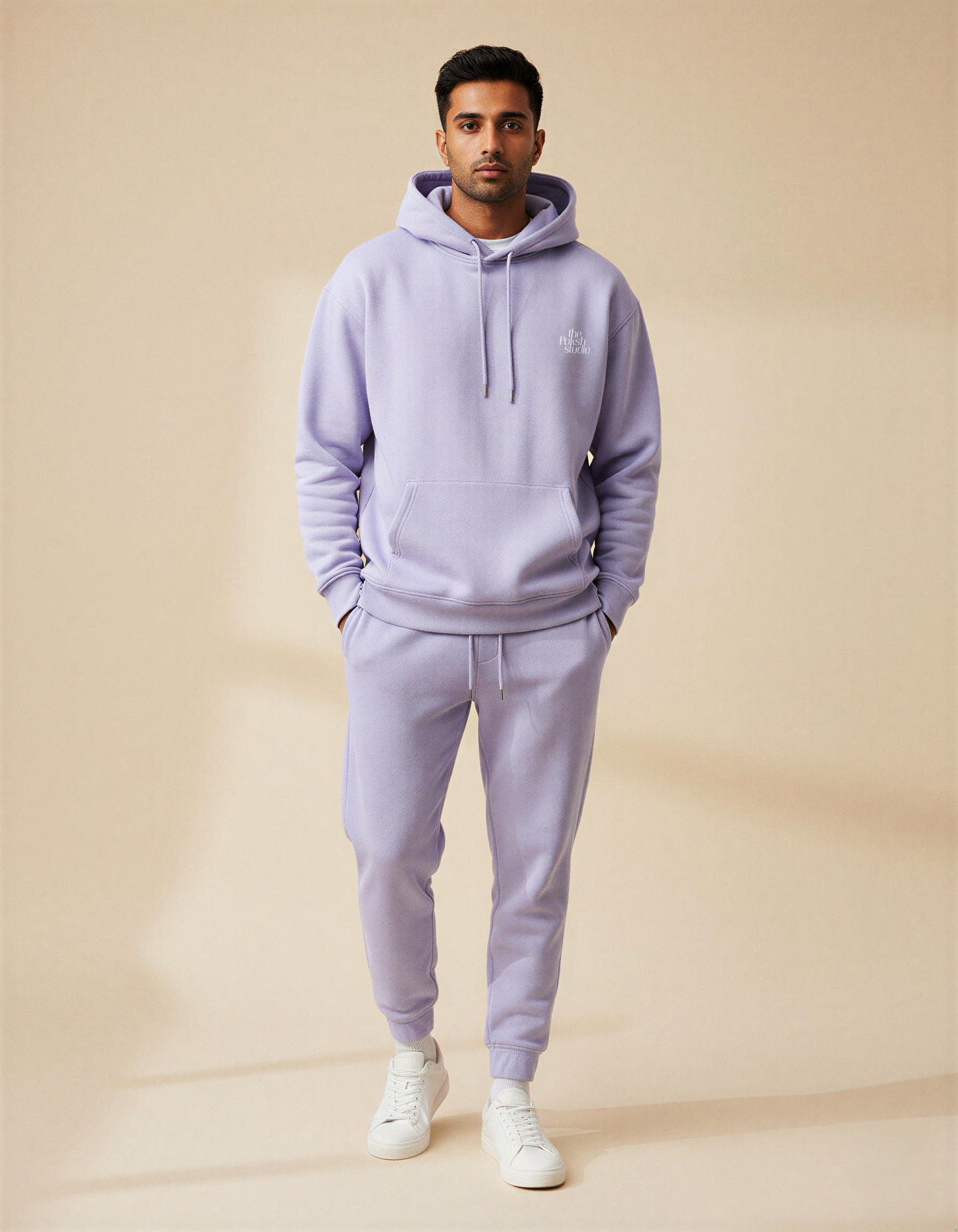 Heavy-Duty Fleece Co-ord Set – Lilac Storm (Unisex)