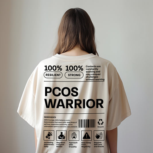 PCOS Warrior Unisex Oversize Tshirt