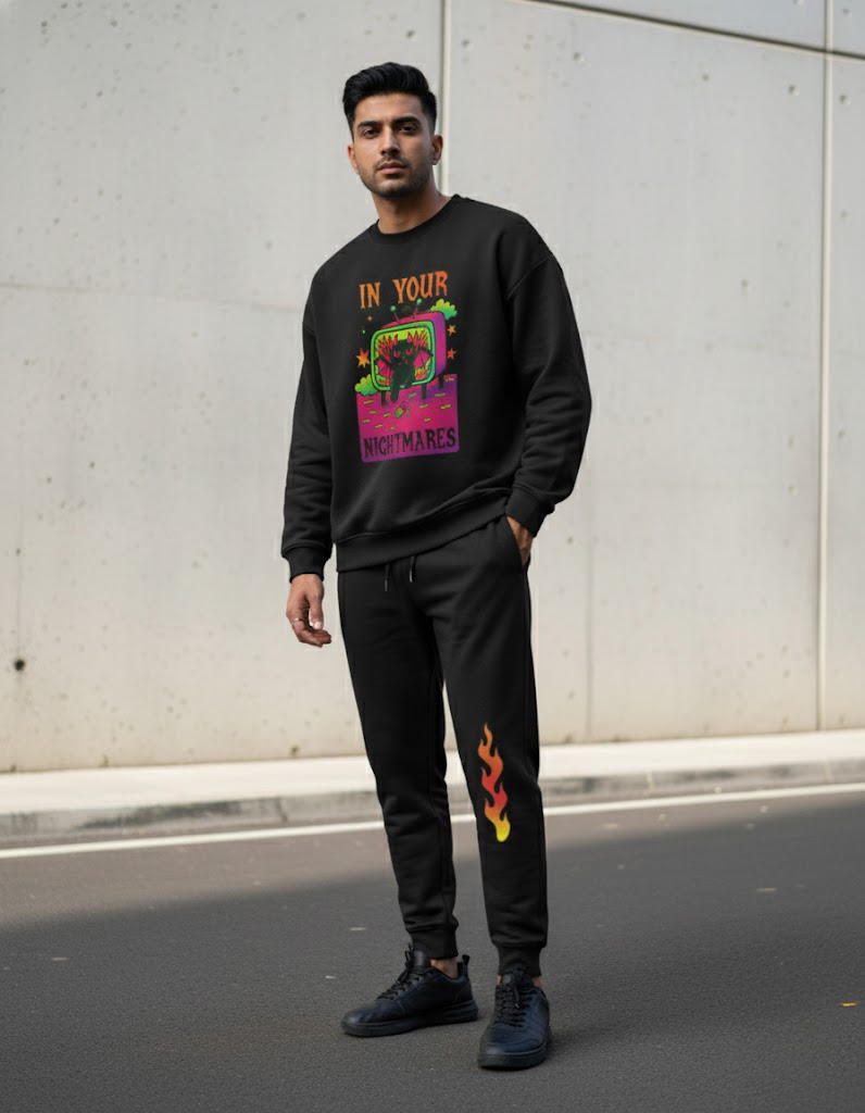 The Hell Cat Co-ord Set (Unisex) — Black