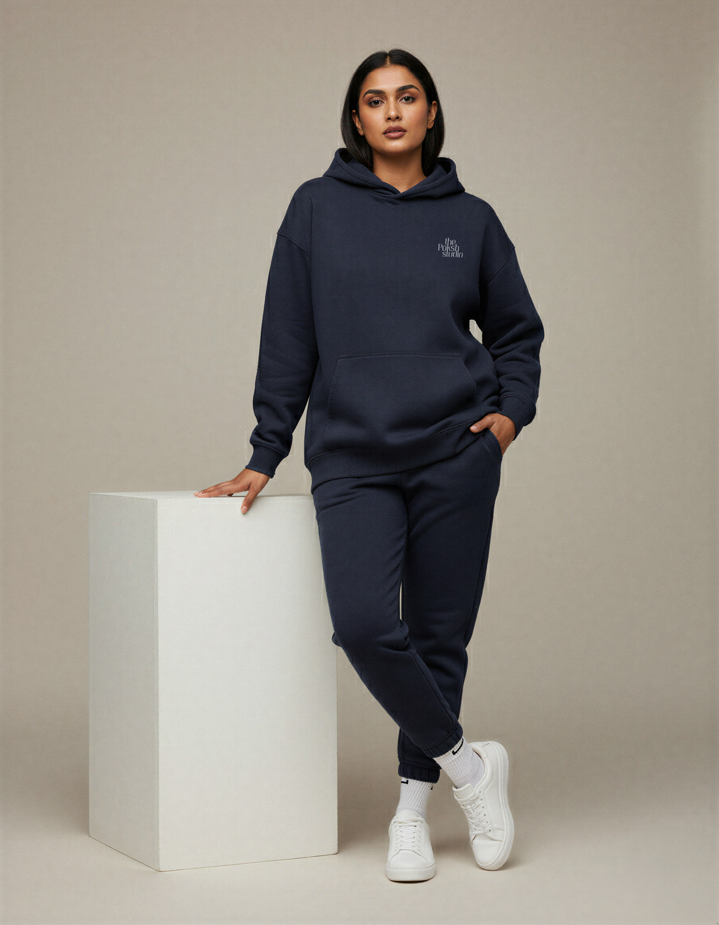 Heavy-Duty Oversized Co-ord Set – Deep Marine (Unisex)