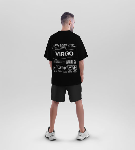 Quit Alchemy– Oversized Virgo T-Shirt in Soft Terry Cotton (Unisex)