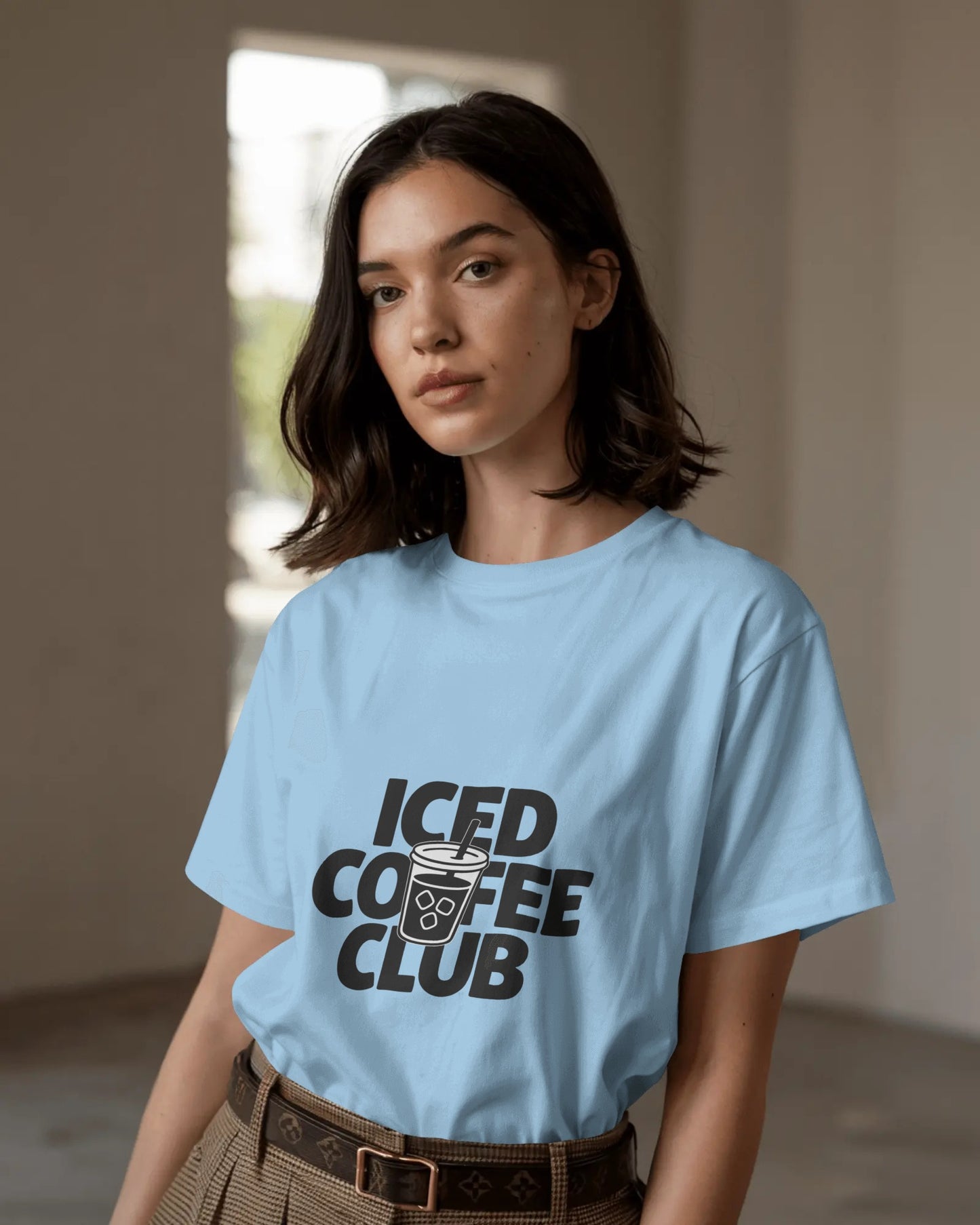 Iced Coffee Club Luxury Oversized Tee (Unisex)