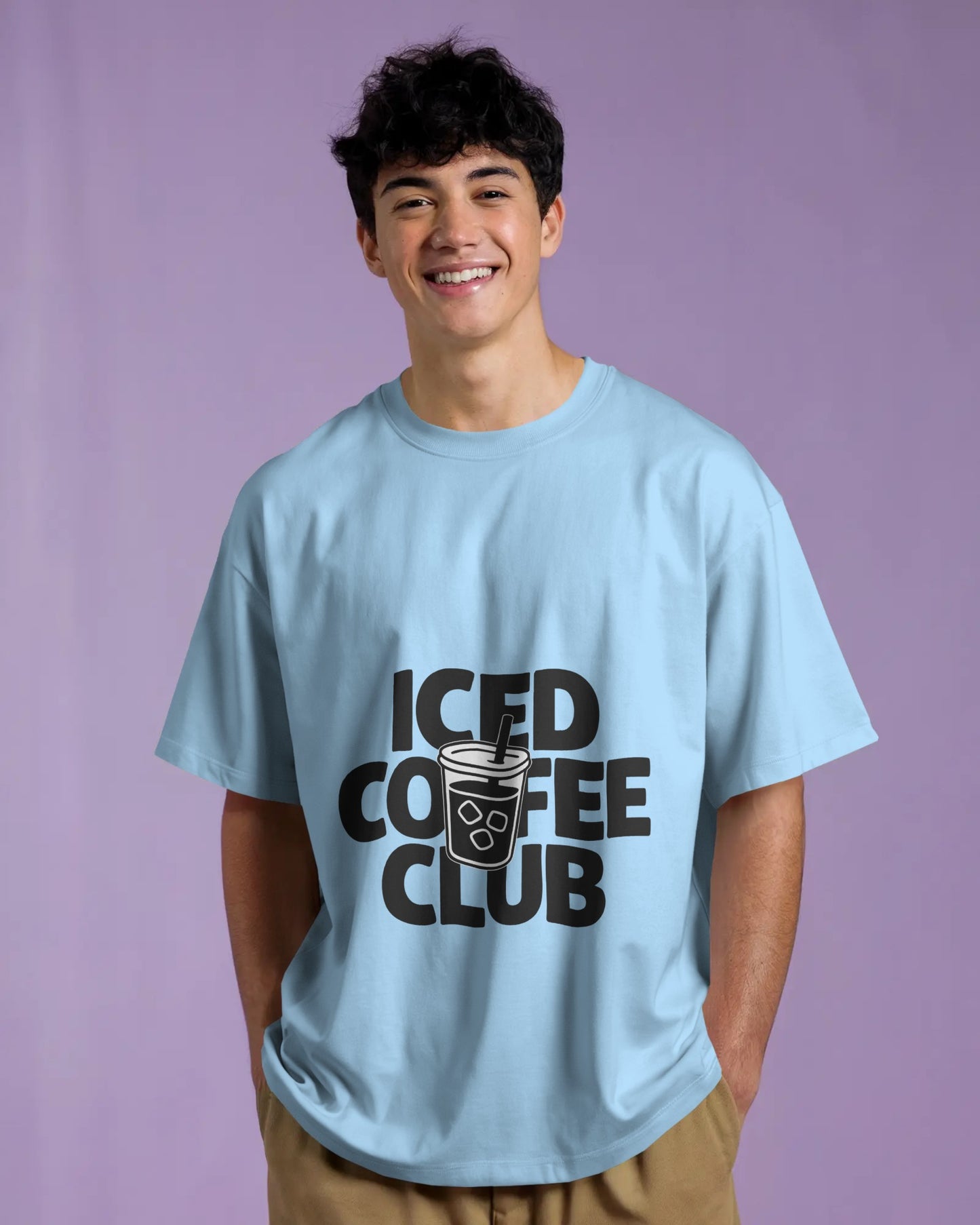 Iced Coffee Club Luxury Oversized Tee (Unisex)