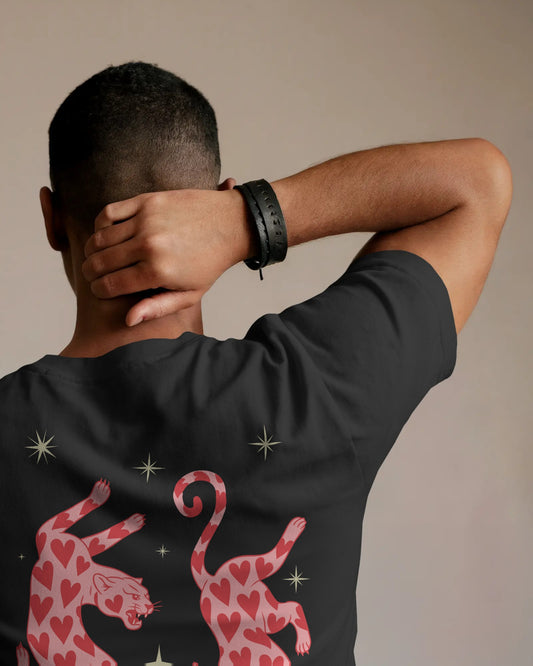 The Feral Romance – Panther Oversized Tee (Unisex)